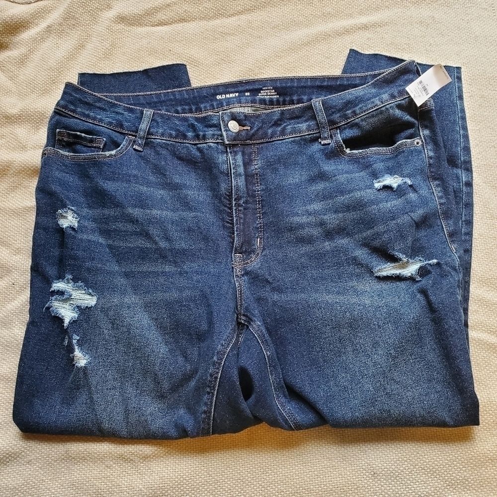 OLD NAVY HIGHRISE ROCKSTAR SKINNY JEANS